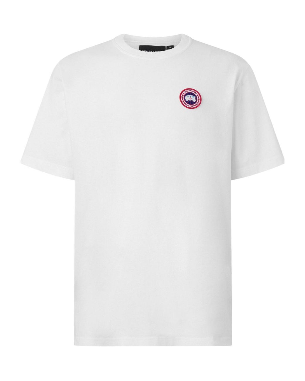 Canada Goose White Crewneck Shortsleeve Top for men