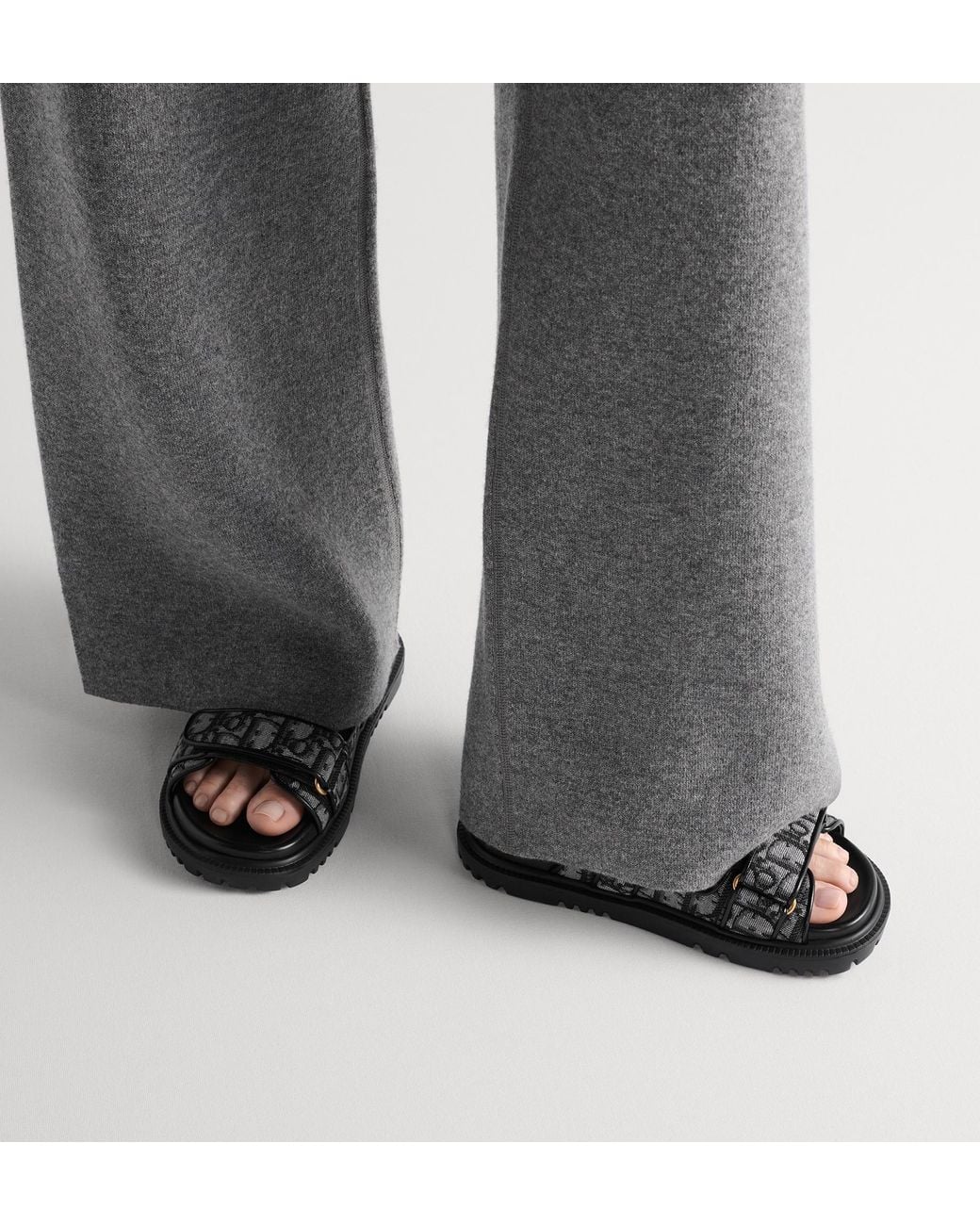 Dior Black Christian Act Slides