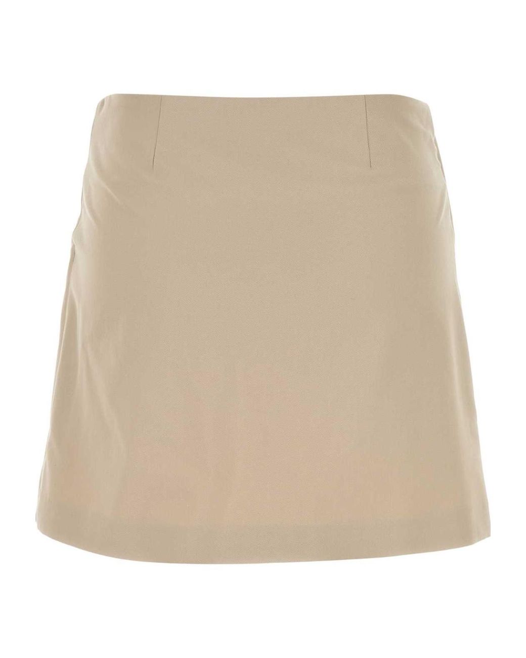 Loewe Natural Drawstring Mini Skirt