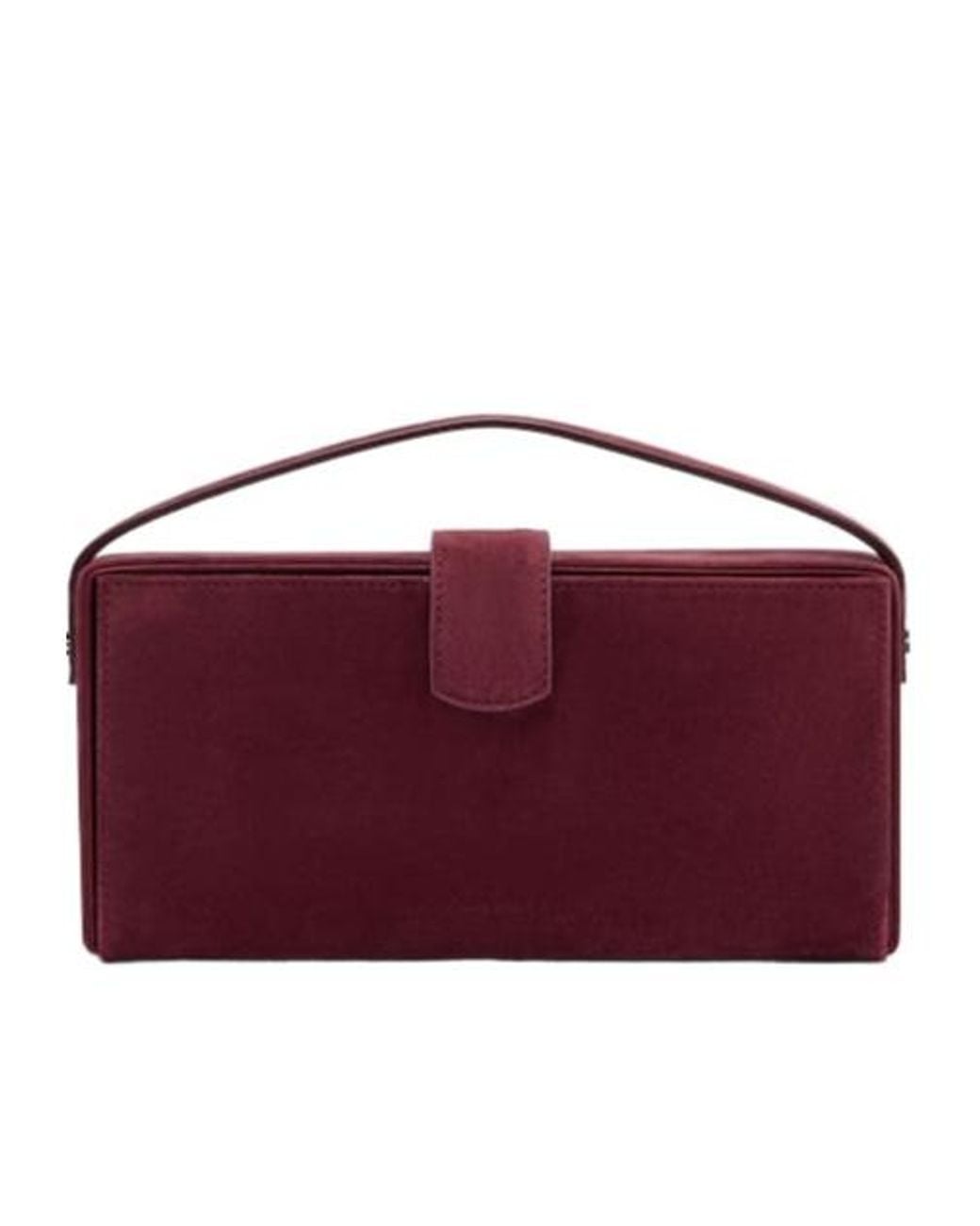Magda Butrym Red Apolonia Suede Clutch