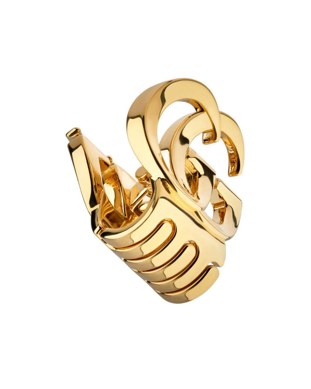 Gucci Metallic Hair Clip With Double G