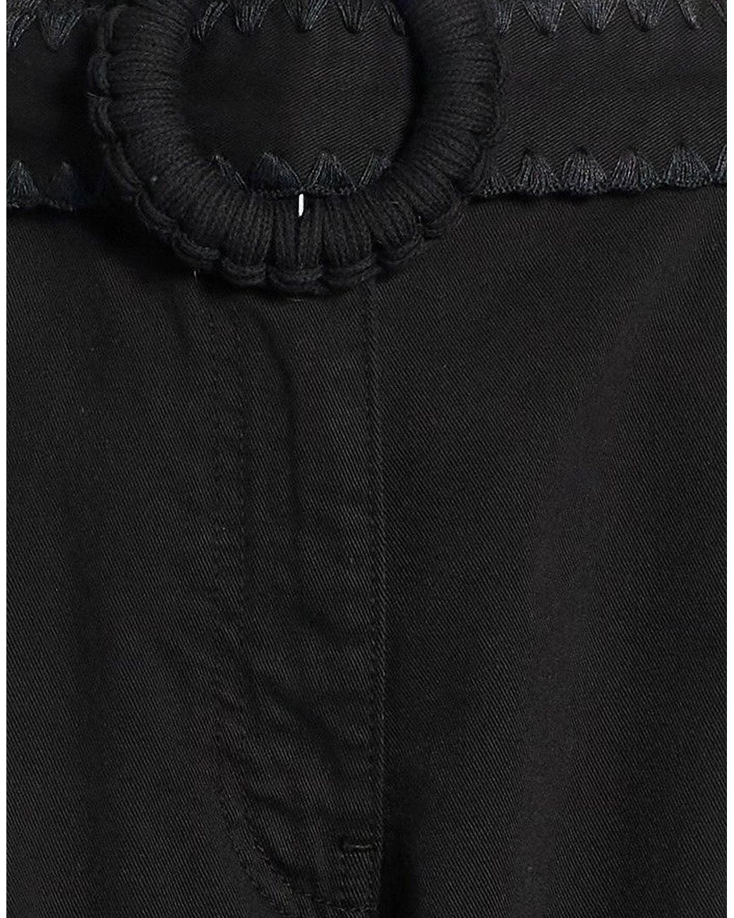 Farm Rio Black Casual Pants With Belt Loops
