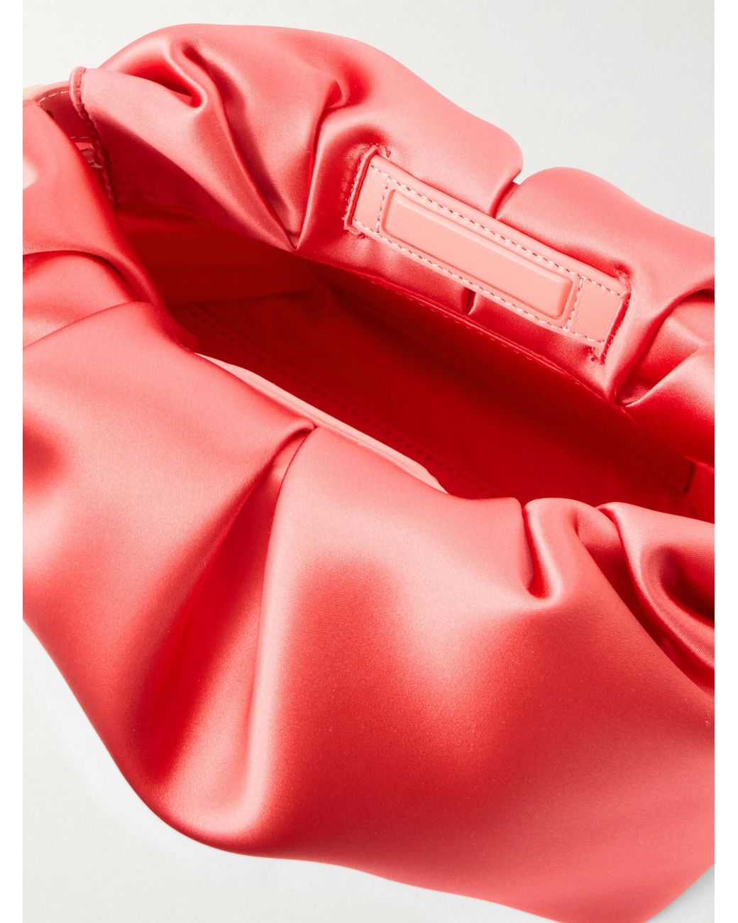 Christian Louboutin Red Small Satin Clutch