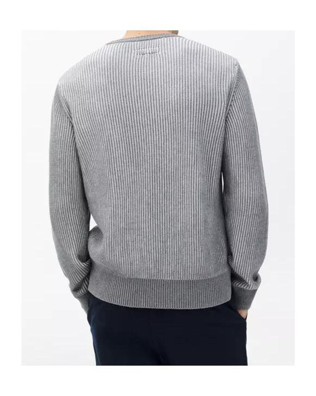 Rag & Bone Gray Crewneck Knitted Jumper for men