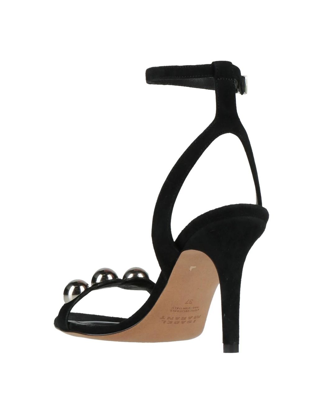 Isabel Marant White Suede High-Heel Sandals