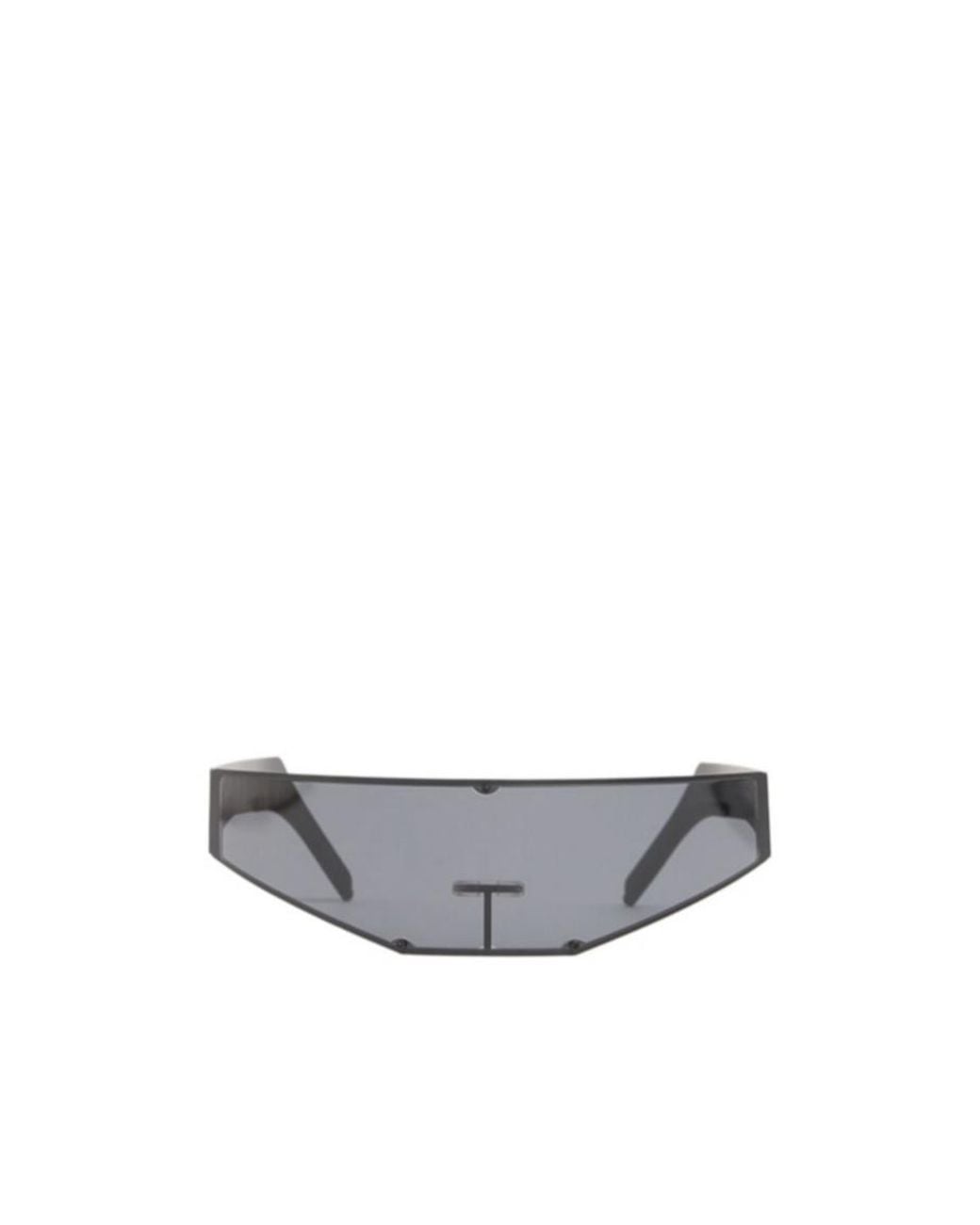Rick Owens White Cyclops Steel Sunglasses for men