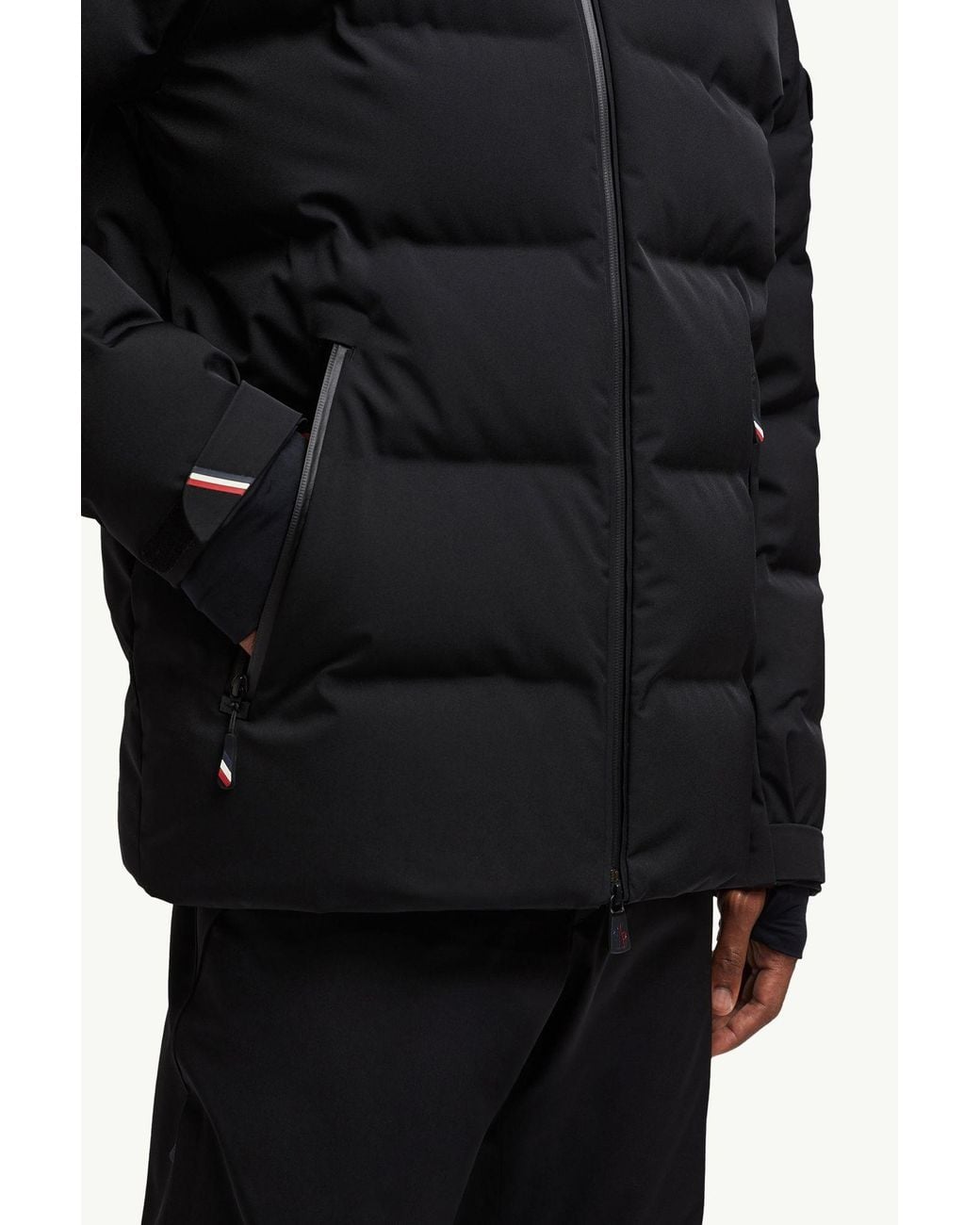 Moncler Black Grenoble Montgetech Hooded Insulated Ski Jacket for men
