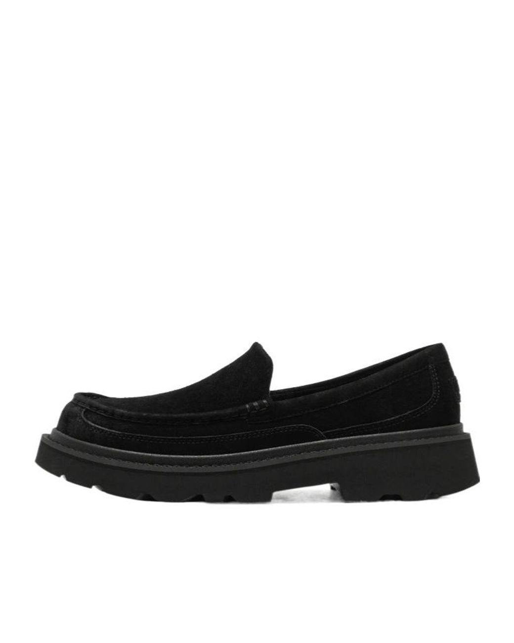 Ugg Black Ascot Lug-Sole Loafers for men
