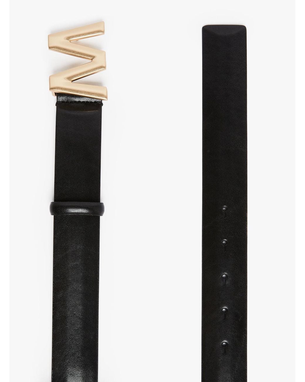 Weekend by Maxmara White Logo Belt