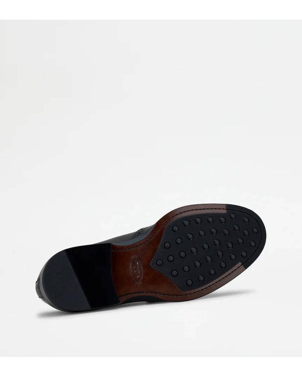Tod's Black Logo Business Dress Shoes for men