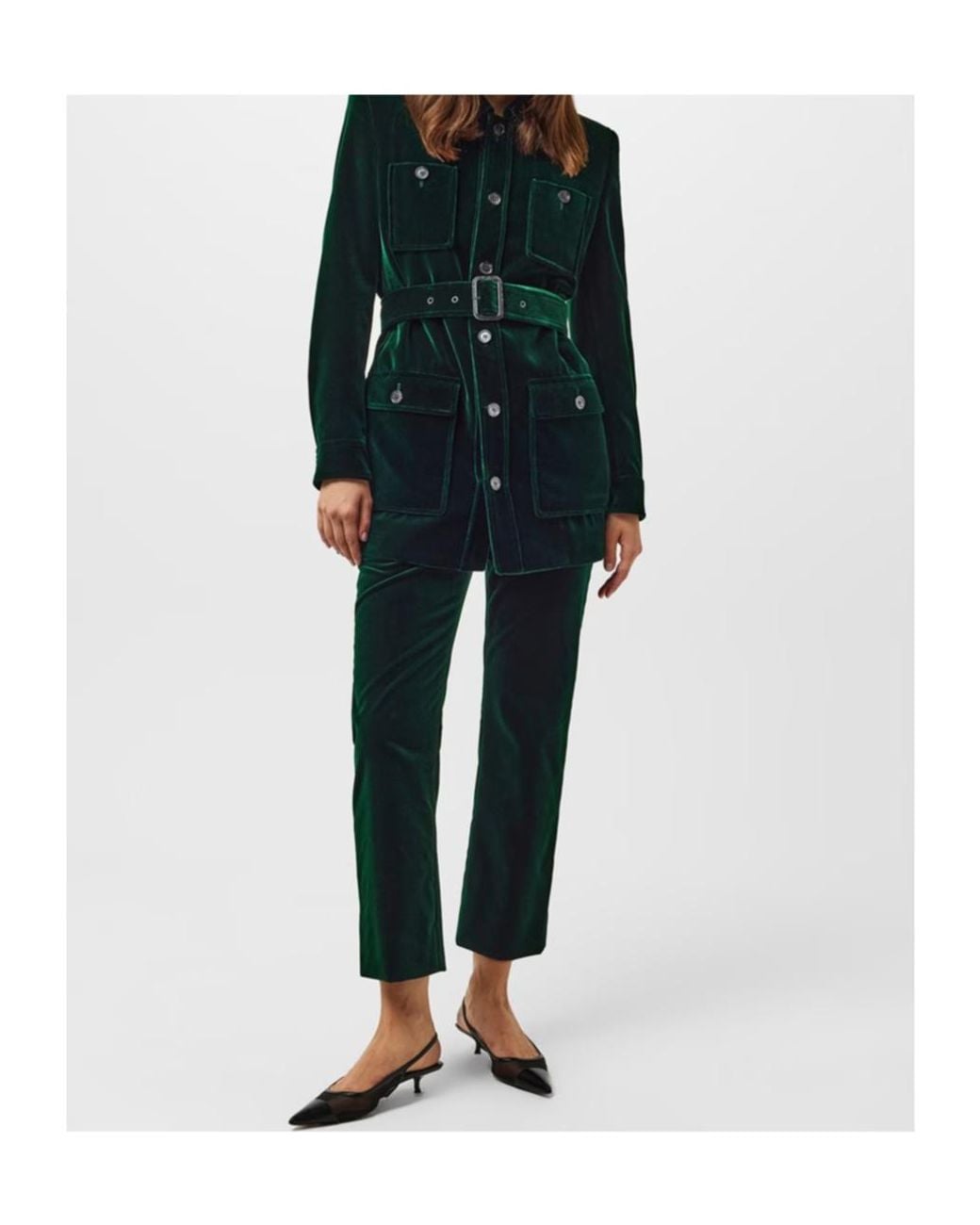 Saint Laurent Black Casual Pants With Belt Loops