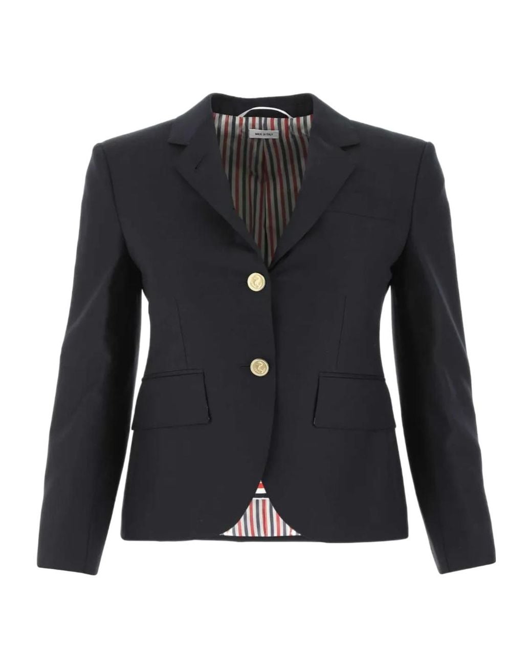 Thom Browne Blue Single-Breasted Tailored Blazer