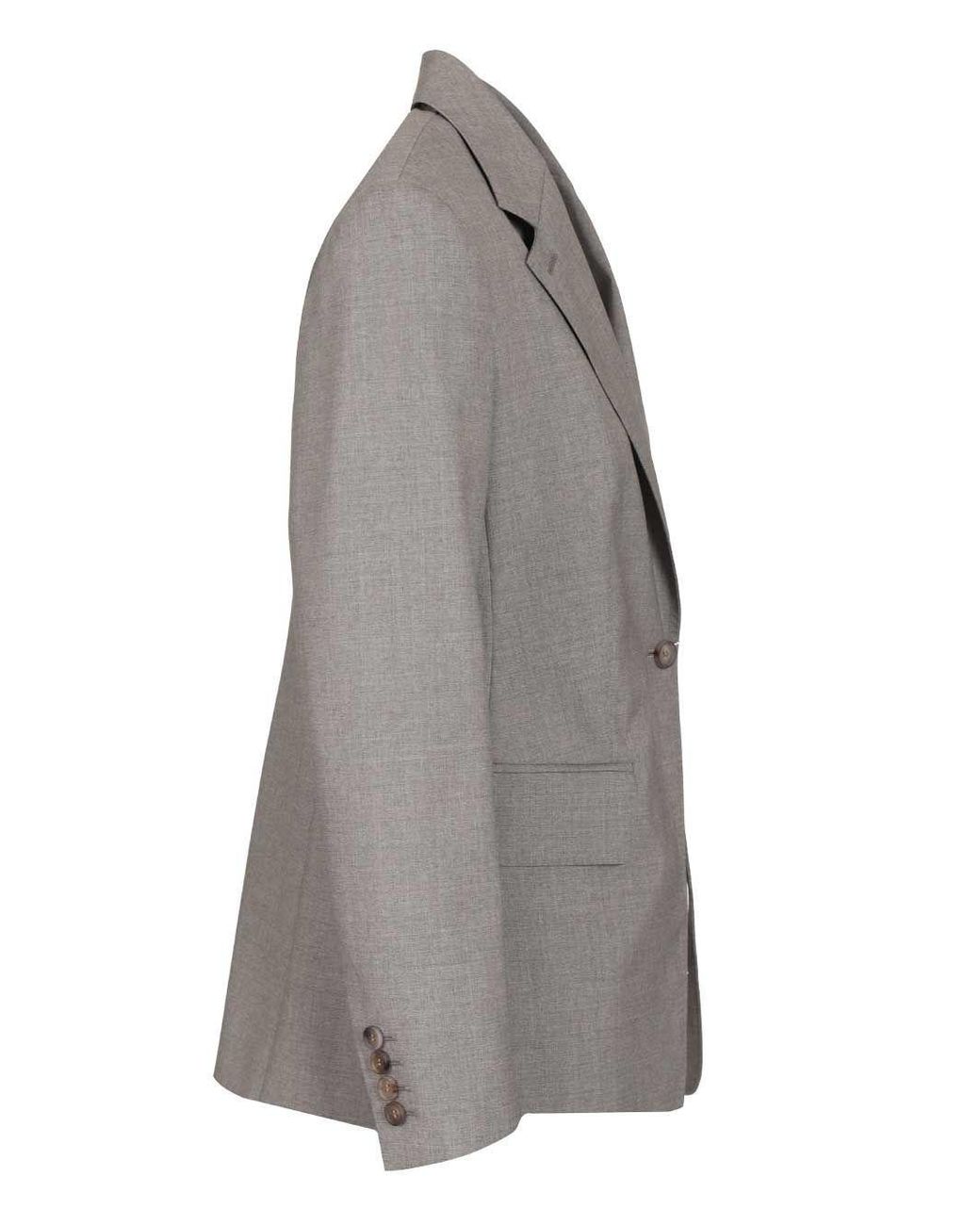 Max Mara Gray Circense Single-Breasted Blazer