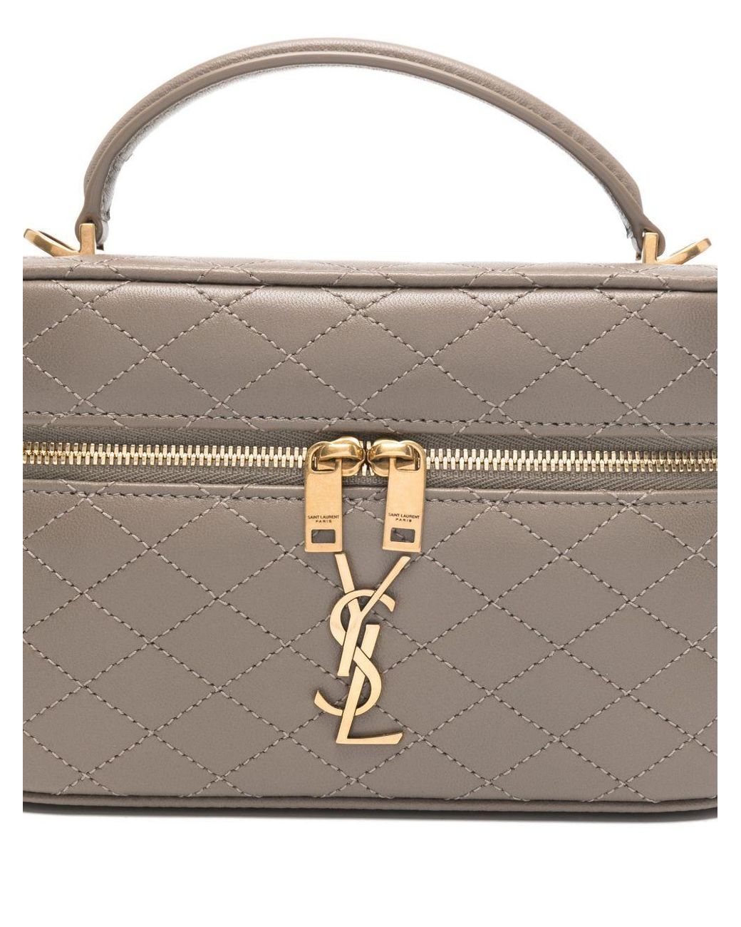 Saint Laurent Gray Gaby Vanity Bag