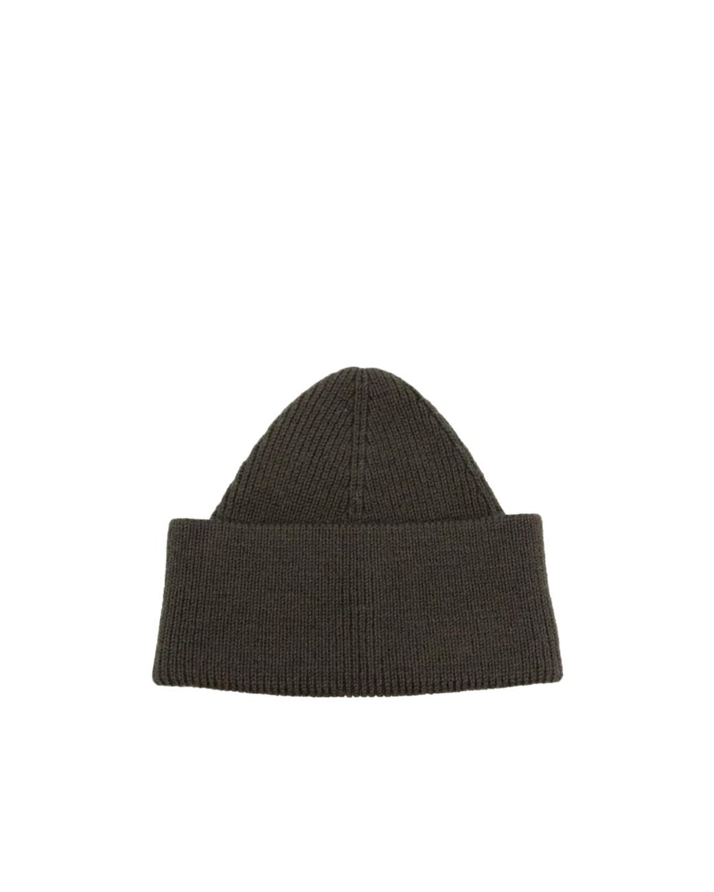 Craig Green Black Turn-Up Wool Knit Hat for men