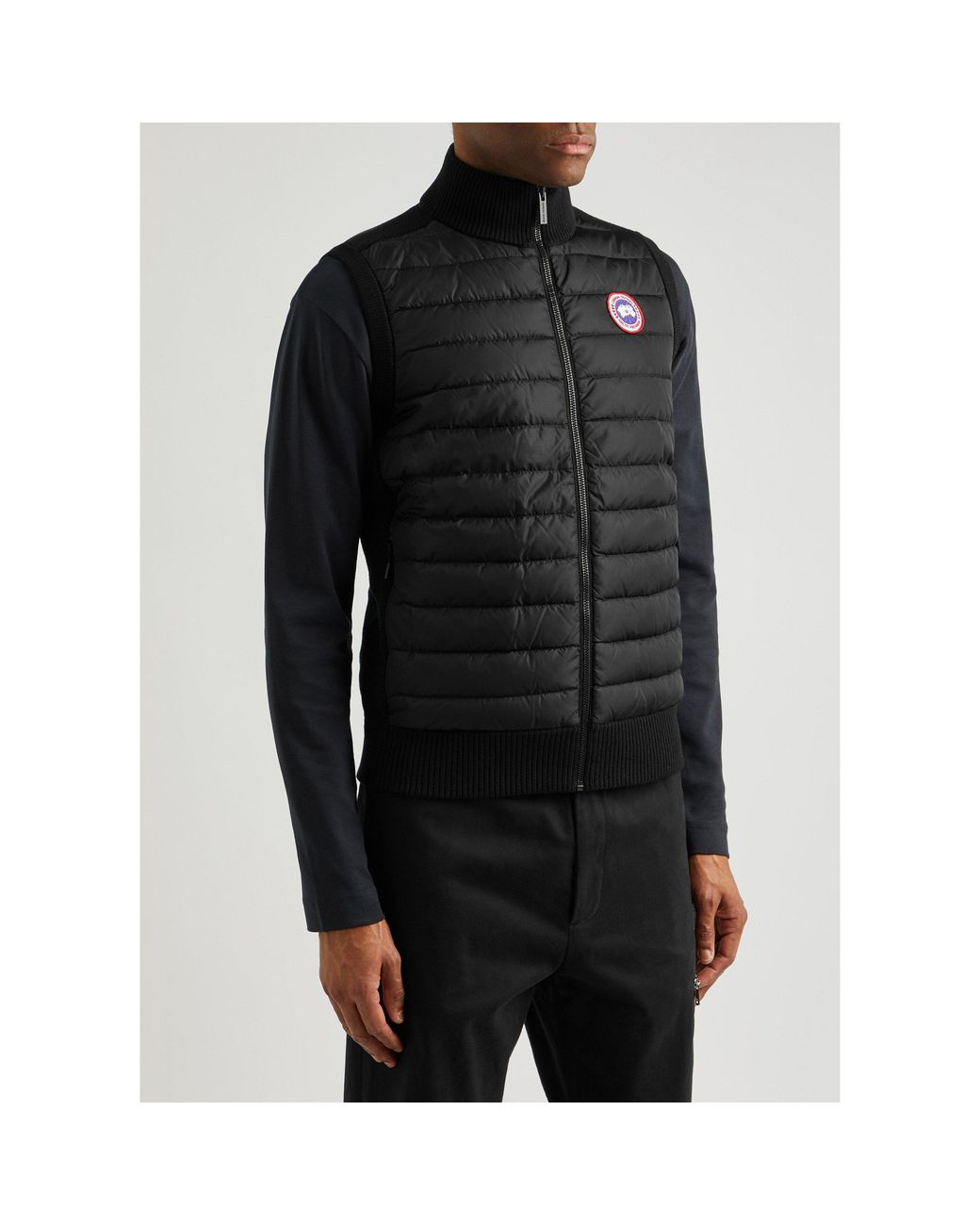 Canada Goose Black Lightweight Thermal Vest for men