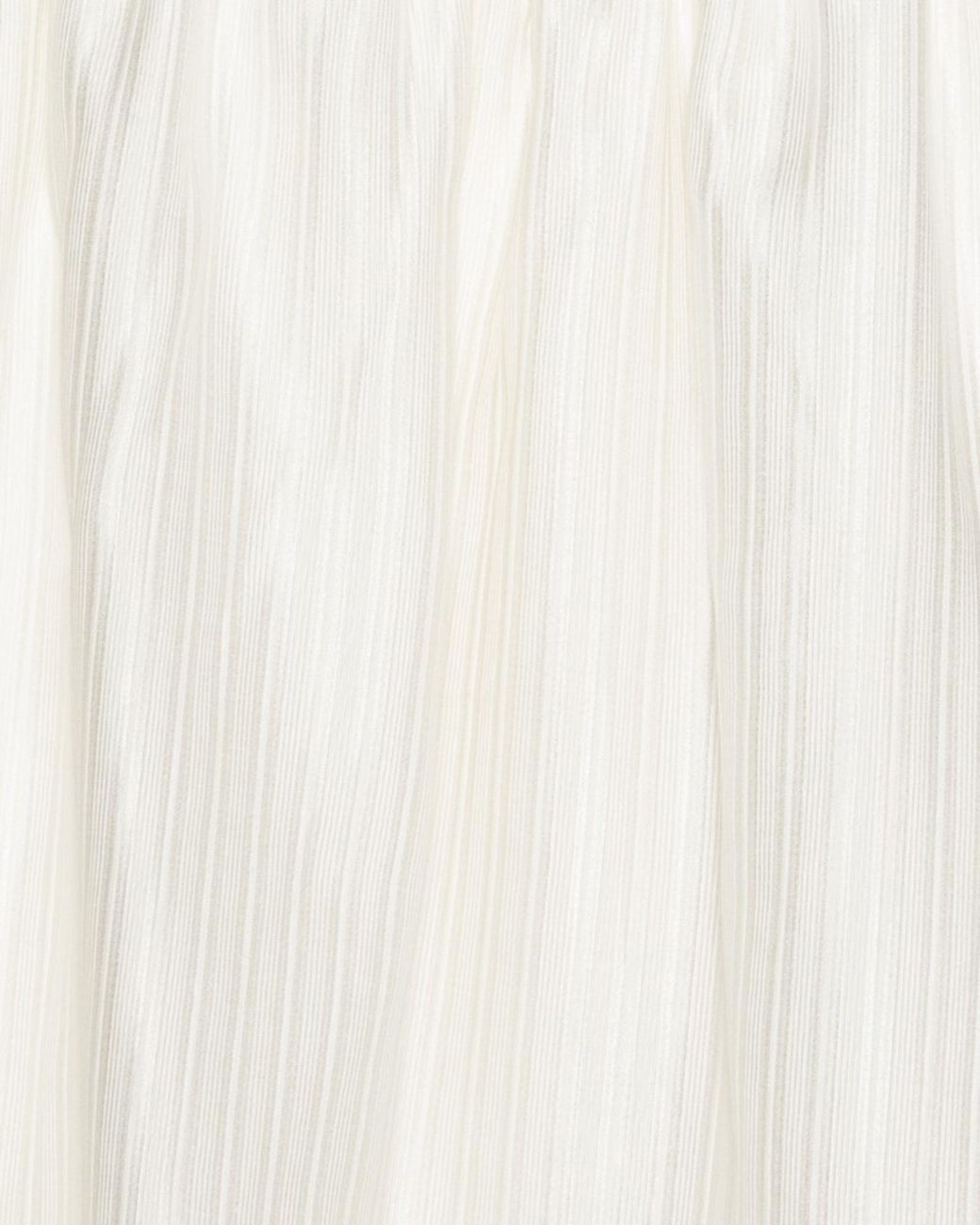 ROTATE BIRGER CHRISTENSEN White Striped Pleated A-Line Top