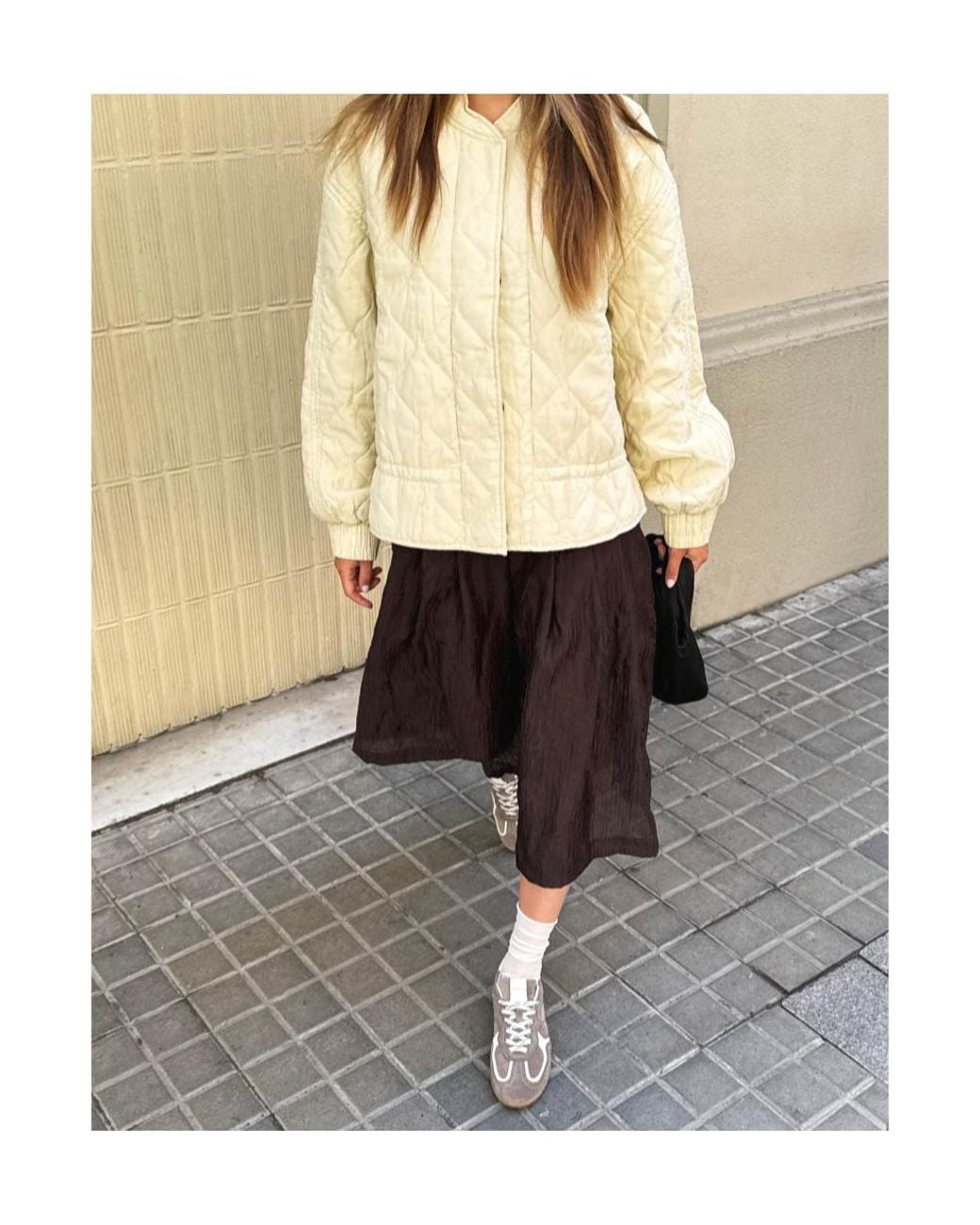 Alohas Brown Topstitched Low-Top Sneakers