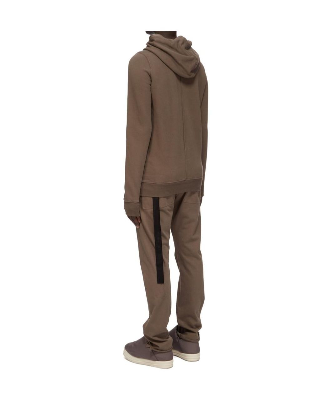 Rick Owens Brown Porterville Gimp Hoodie for men