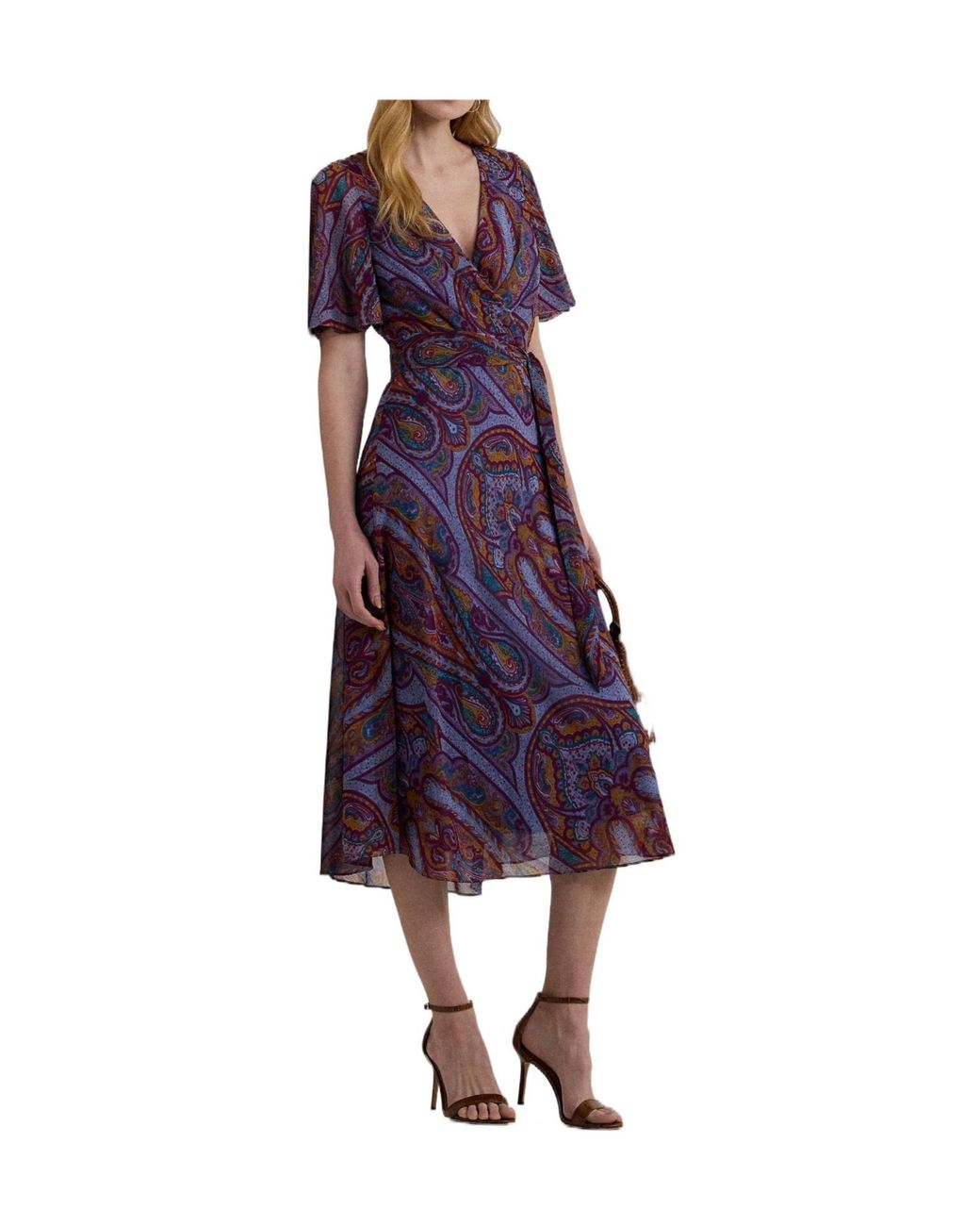 Ralph Lauren Purple Filsee Dress