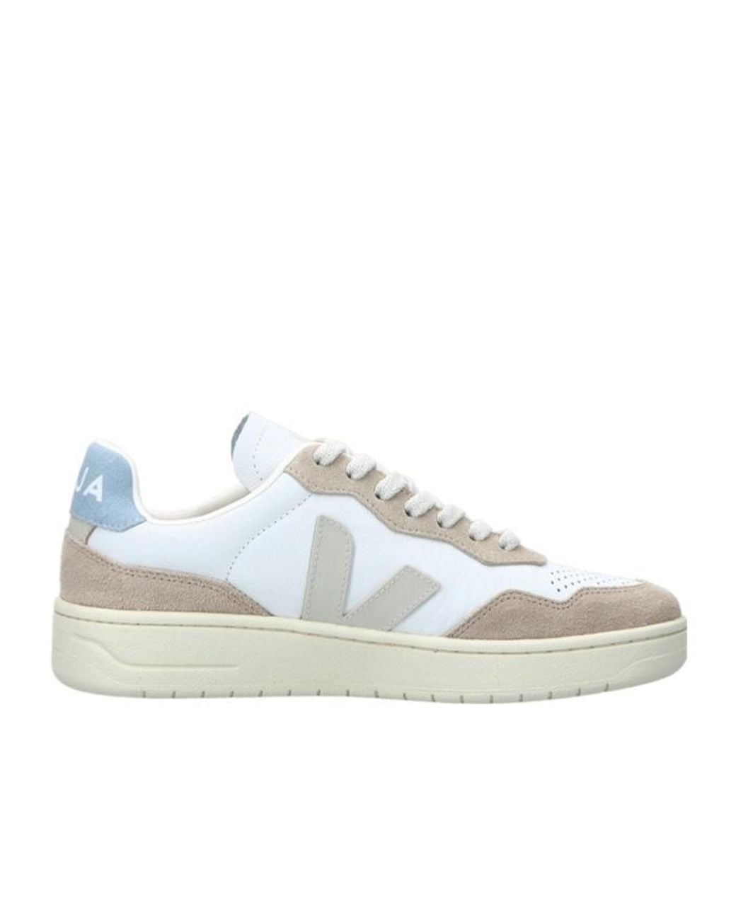 Veja White V-90 Low-Top Sneakers for men
