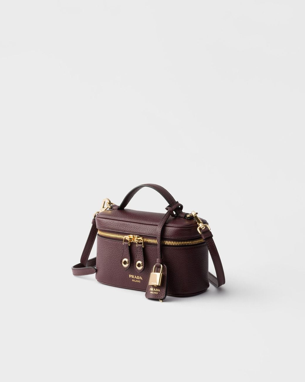 Prada Purple Leather Mini-Bag