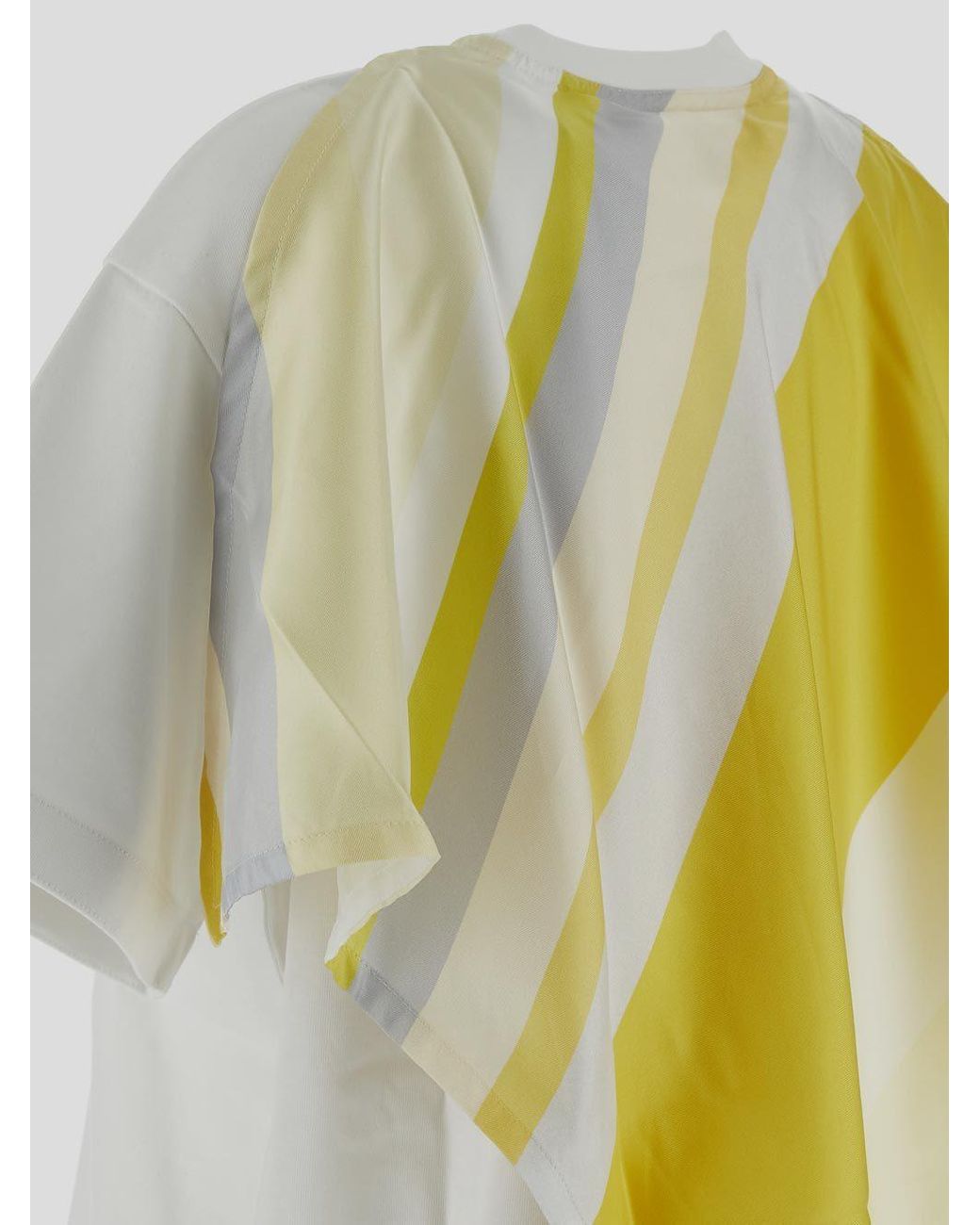 Bottega Veneta White Scarf Embellished T-Shirt