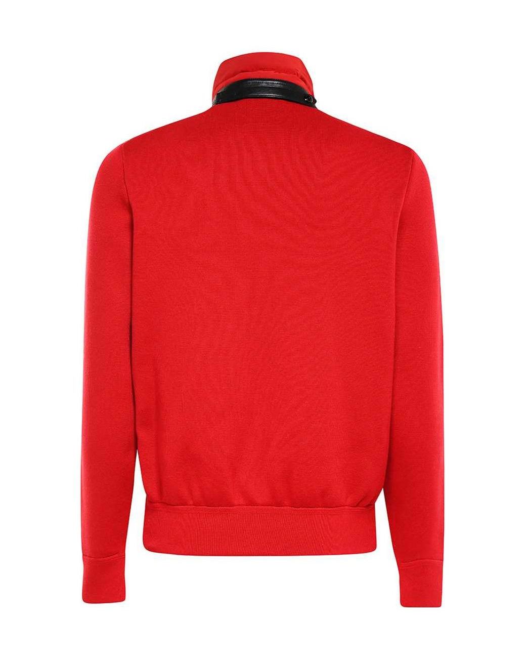 Tom Ford Red Long-Sleeve Casual Jacket for men