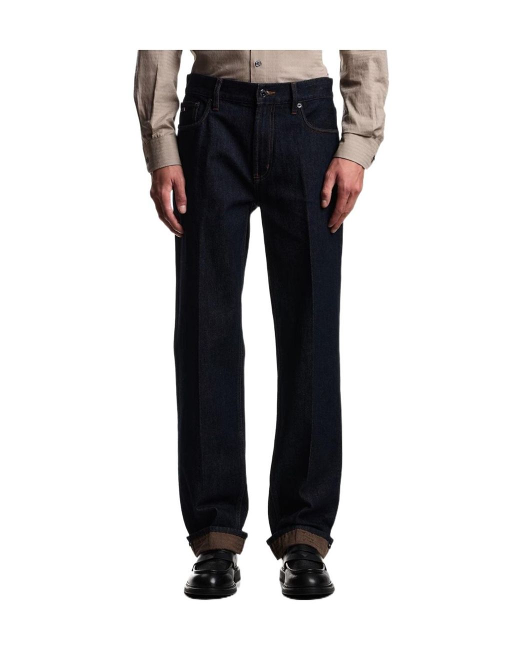 Emporio Armani Black 5 Pockets Pant for men
