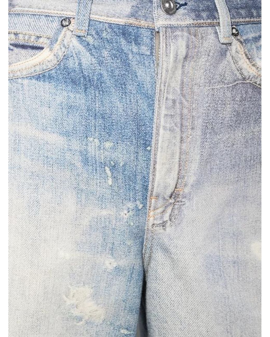 Our Legacy Blue Full Cut High-Rise Wide-Leg Jeans