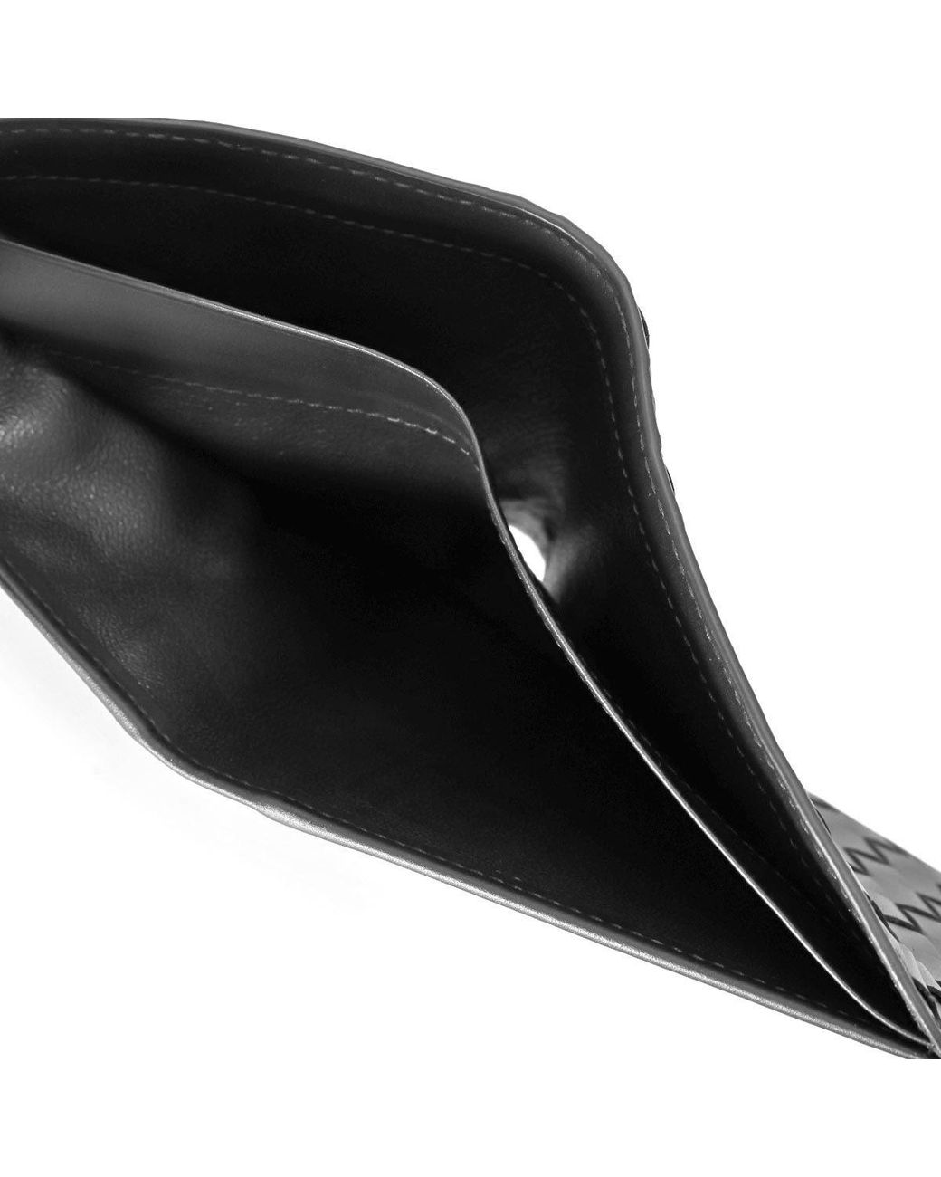 Bottega Veneta Black Logo Wallet for men