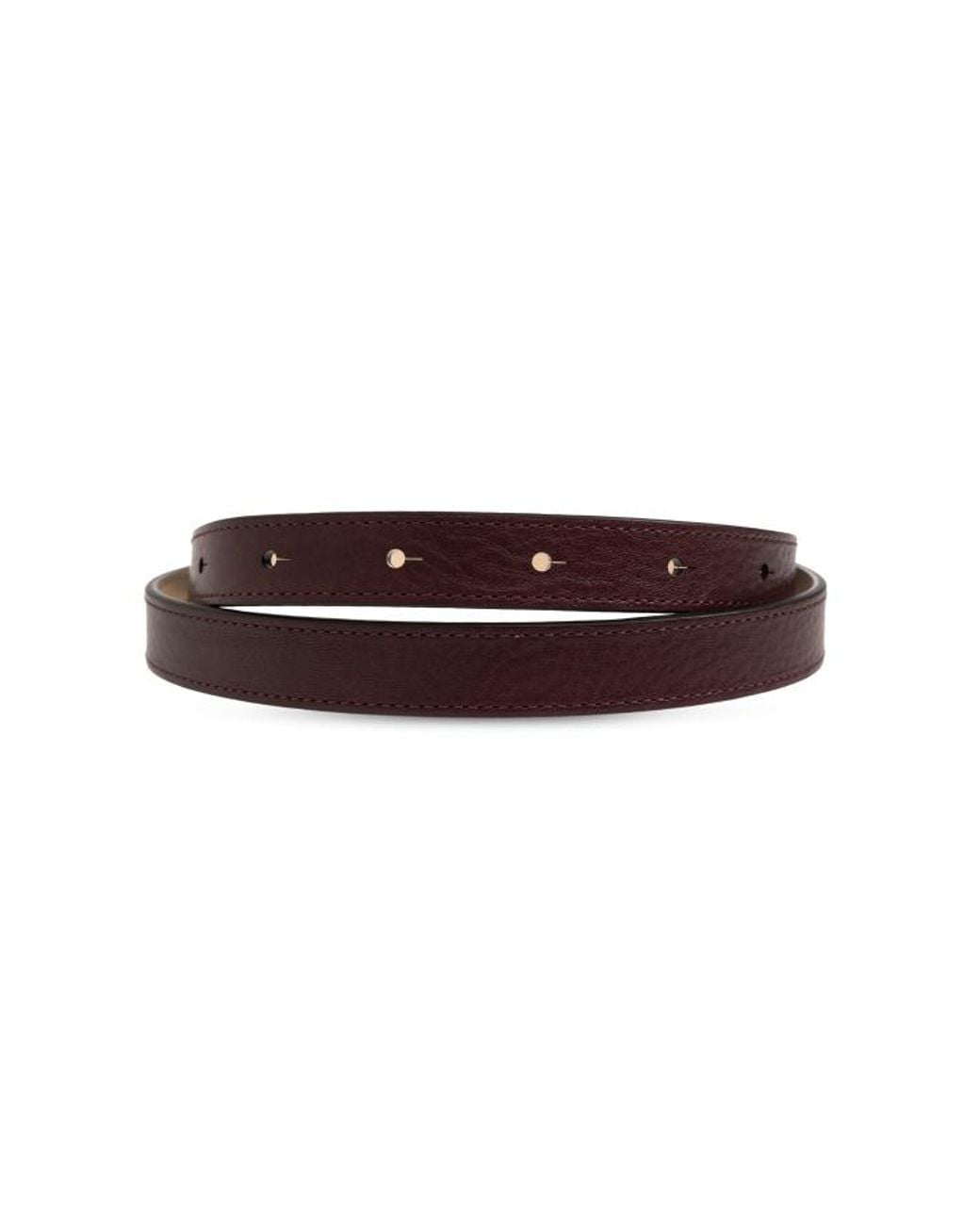 DSquared² White Logo Buckle Leather Belt