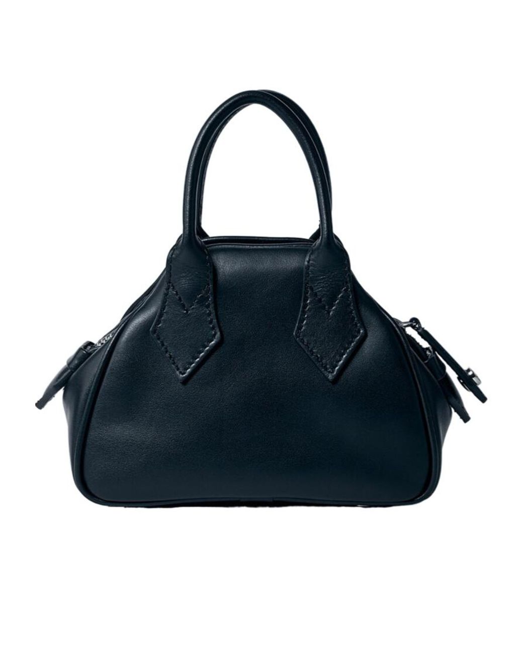 Vivienne Westwood Blue Mini Yasmine Logo Plaque Handbag