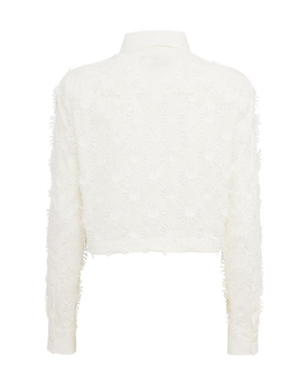 MSGM White Embellished Shirt