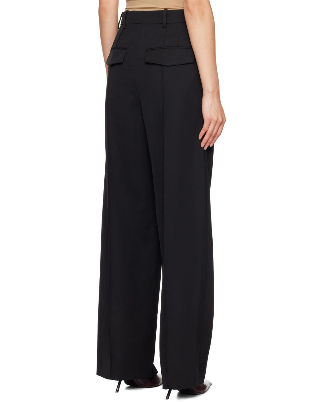 Wardrobe NYC Black Rhw Wide Leg Pants