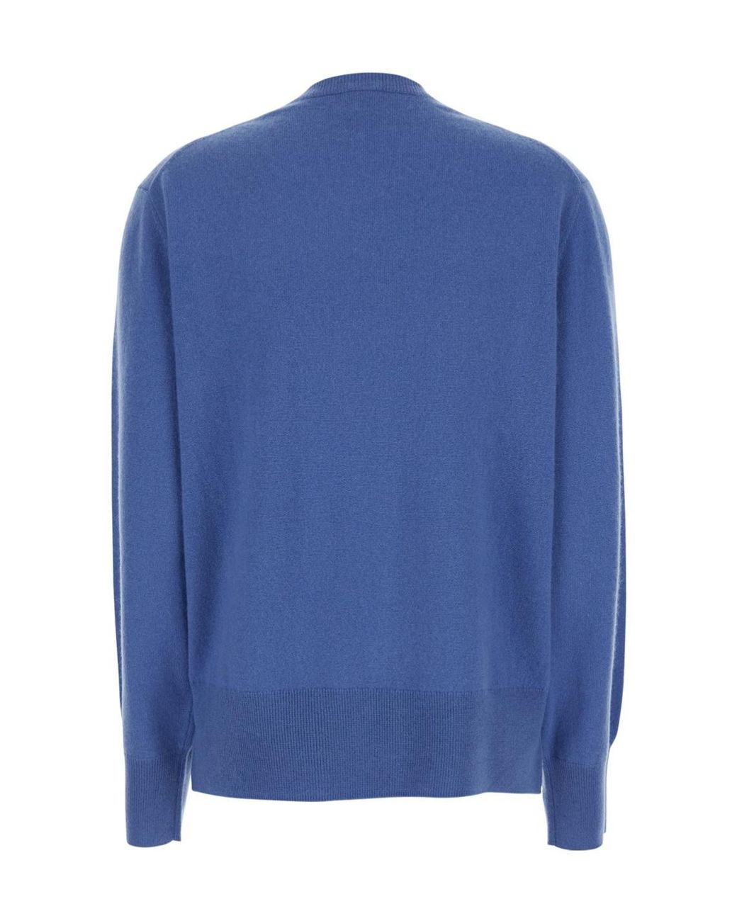 Totême Blue Totême Dropped-Shoulder Cashmere Sweater