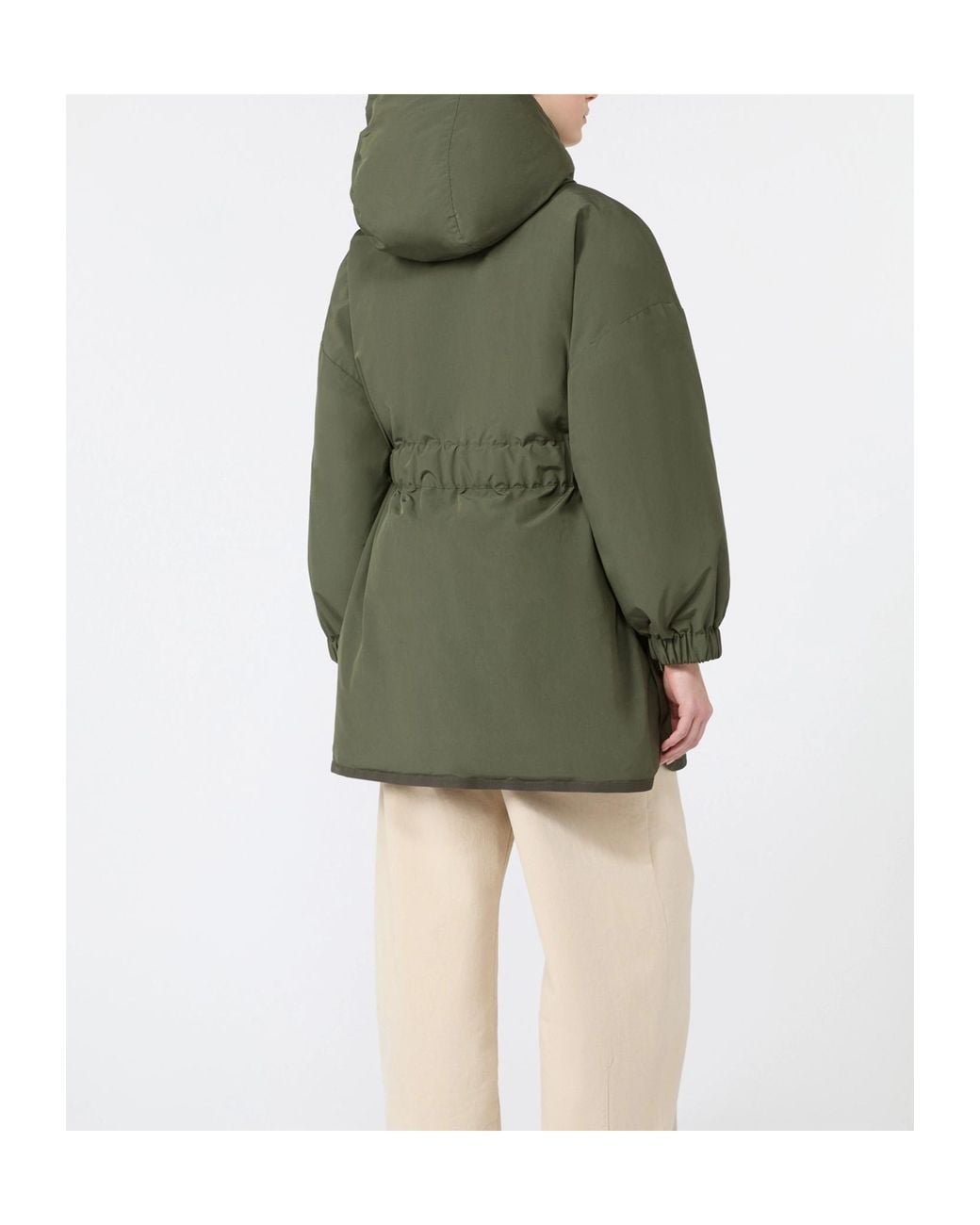 Weekend by Maxmara Green Reversible Parka