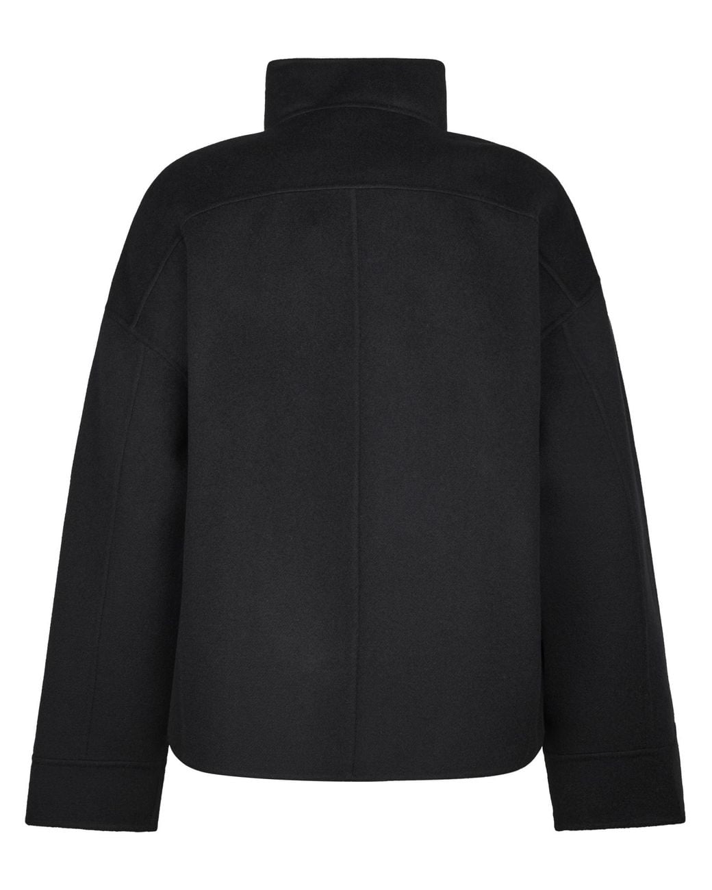 Max Mara Black Studio Mstaceri Double-Breasted Coat