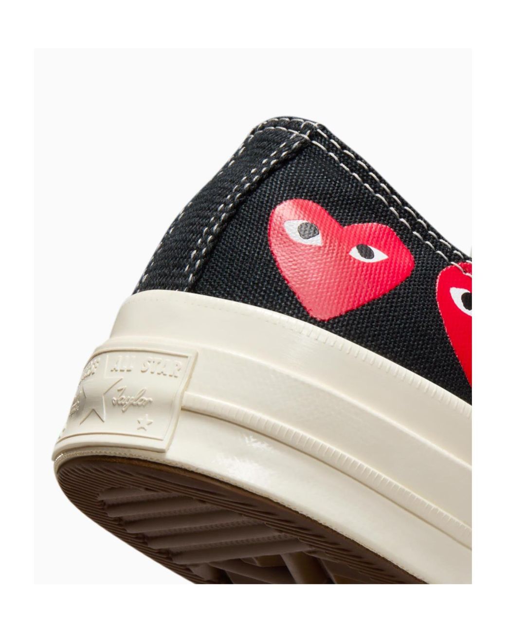 COMME DES GARÇONS PLAY Red Converse X Comme Des Garçons Play Chuck 70 Trainers for men