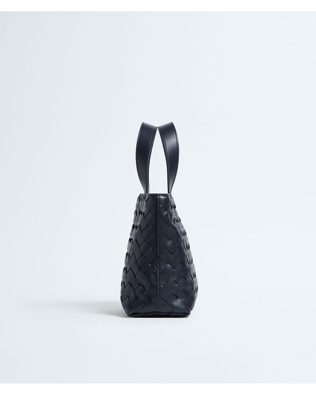 Bottega Veneta Blue Mini Intrecciato Zipped Tote for men