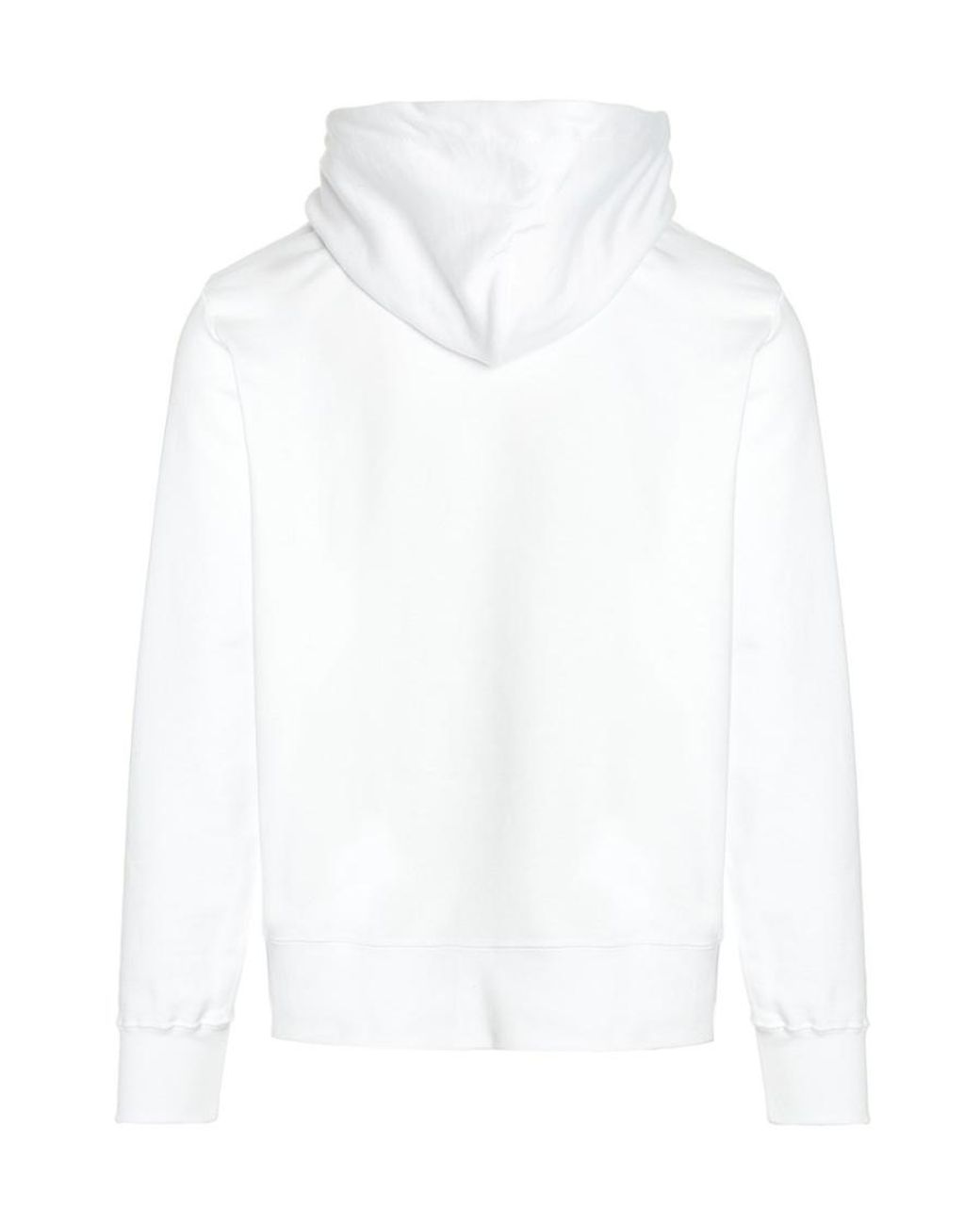 Gcds White Weirdo Drawstring Hoodie for men