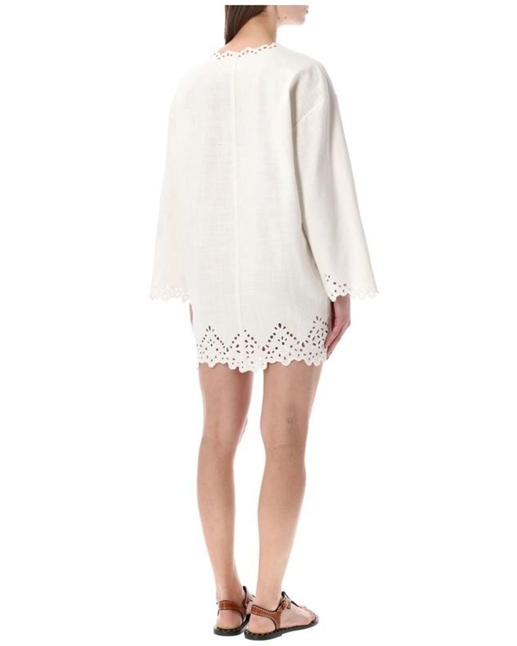 Isabel Marant White Isabel Marant Étoile Sherazade Broderie Top