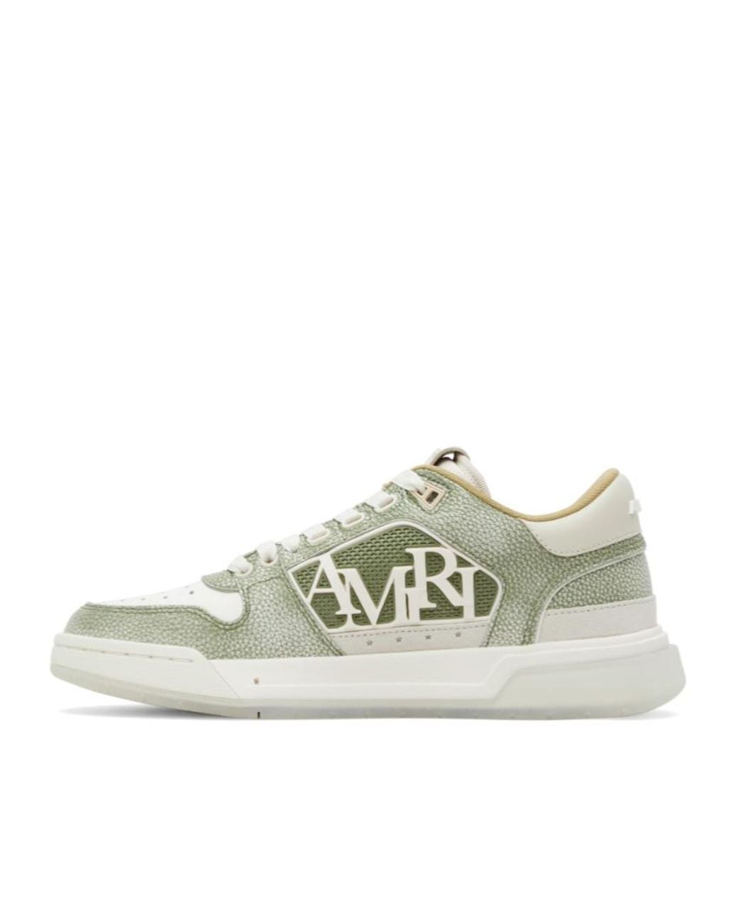 Amiri Metallic Lace-Up Low-Top Sneakers for men