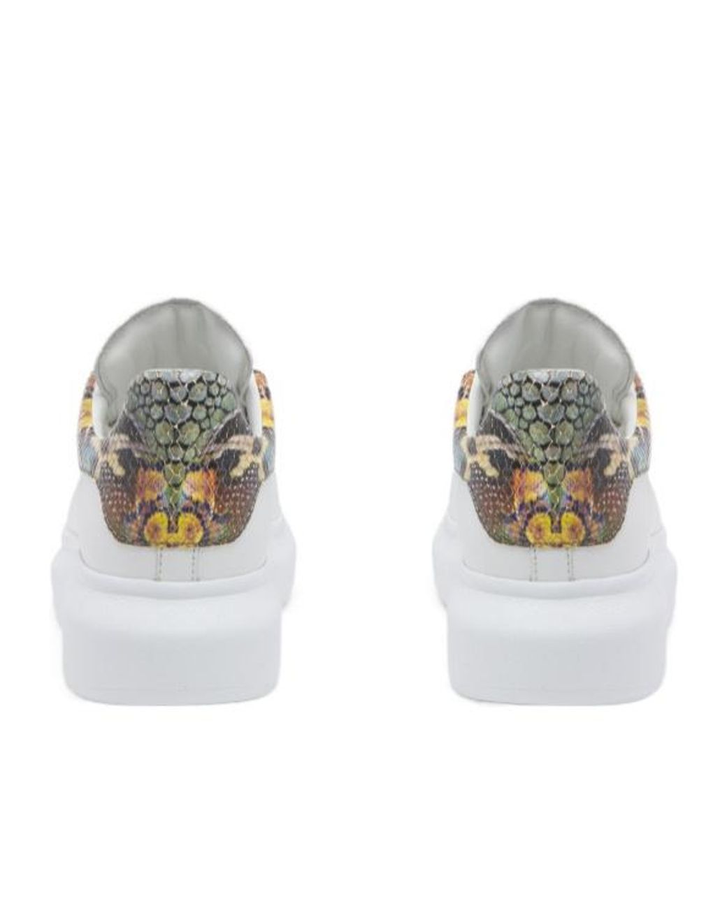 McQueen White Oversized Platform Sneakers