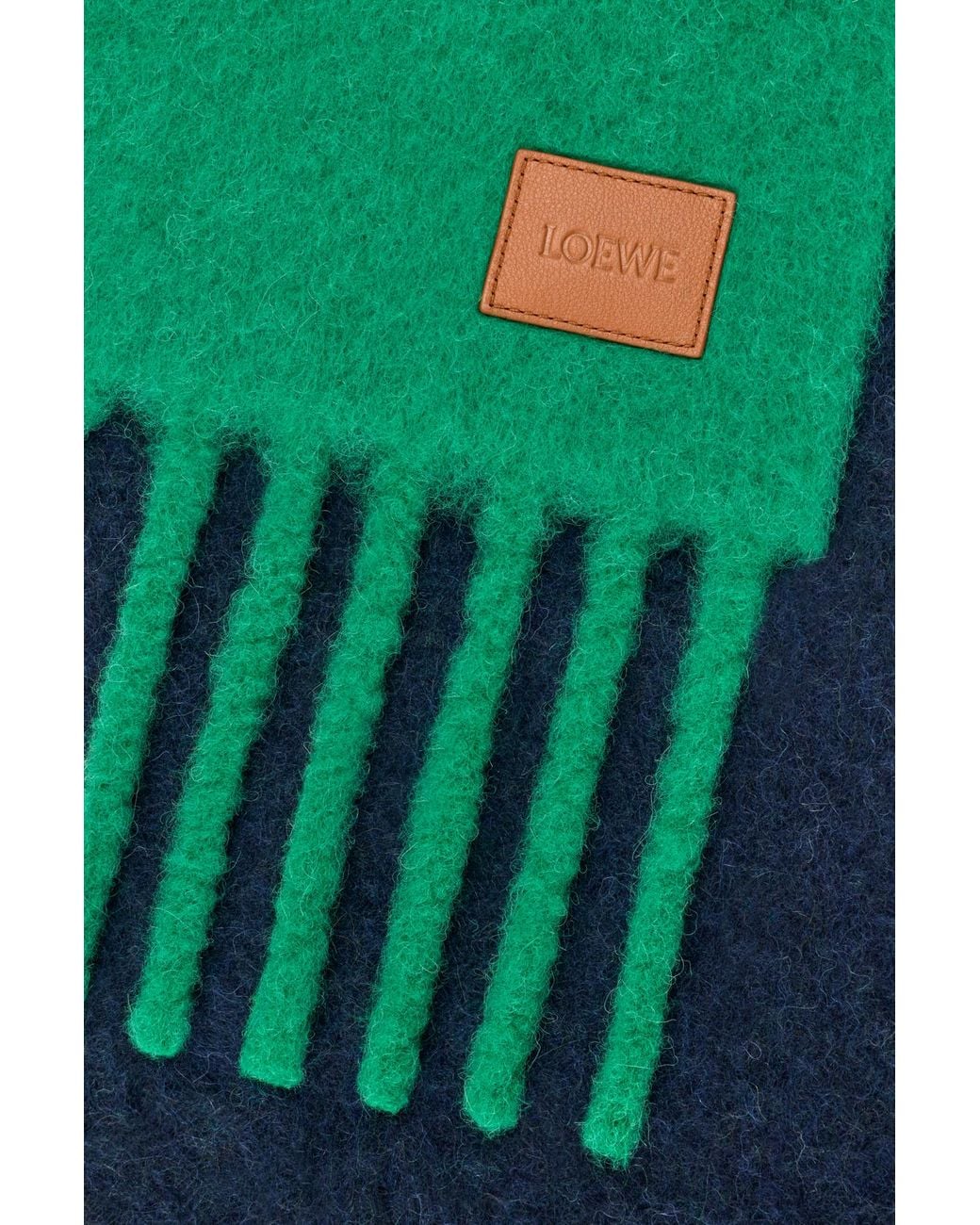 Loewe Green Scarf for men