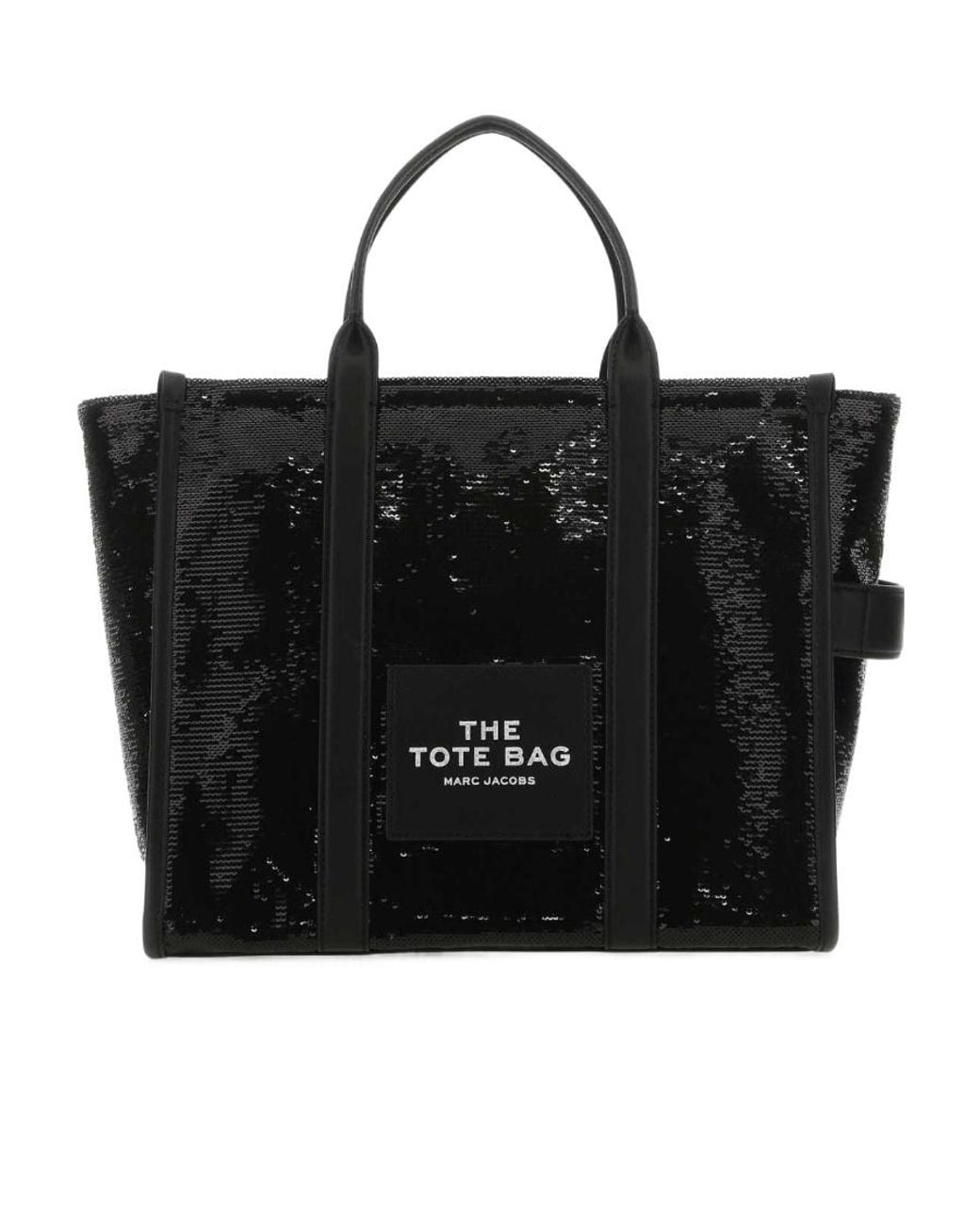 Marc Jacobs Black The Sequin Medium Tote Bag