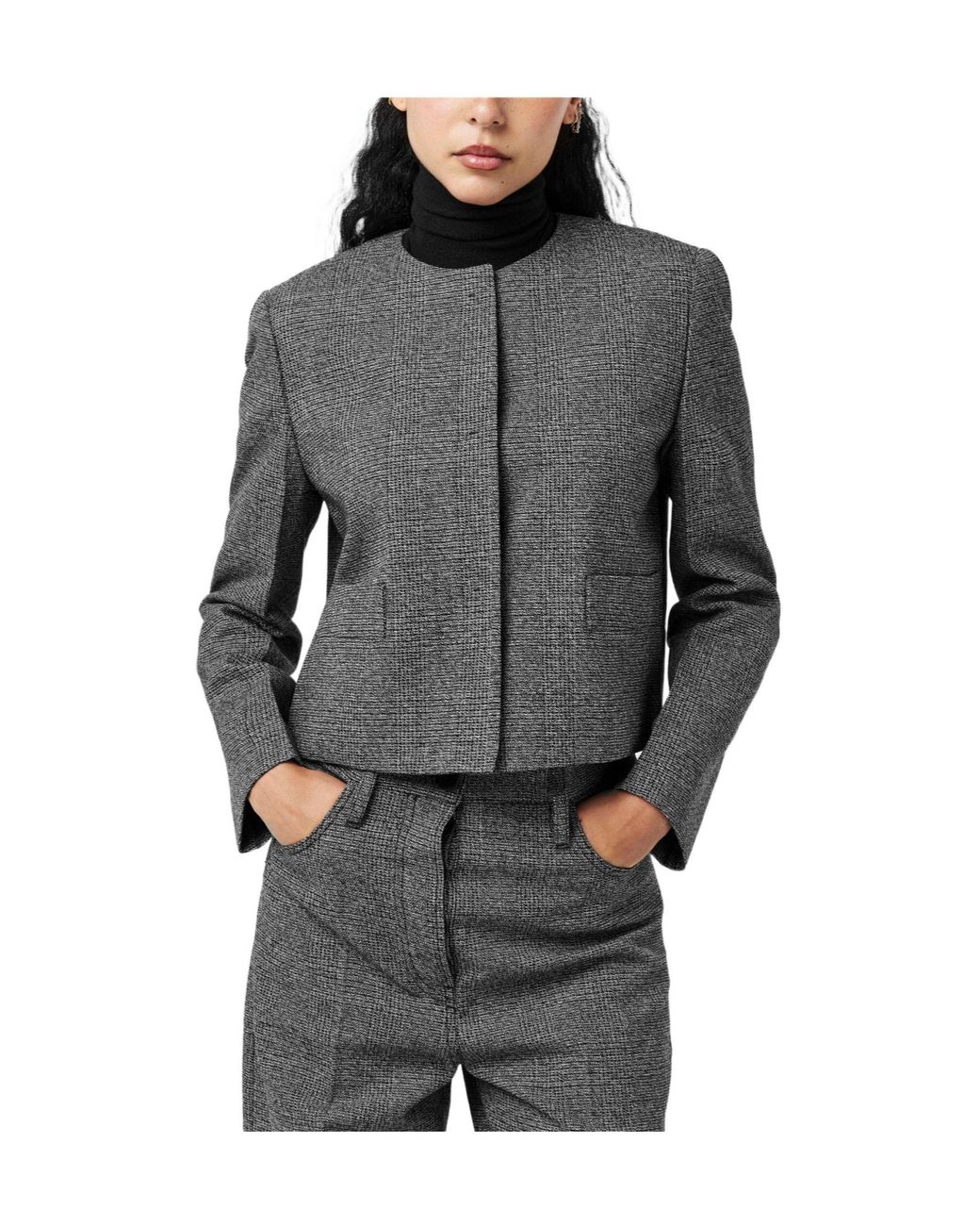 Prada Gray Stylish And Minimalist Suit Jacket