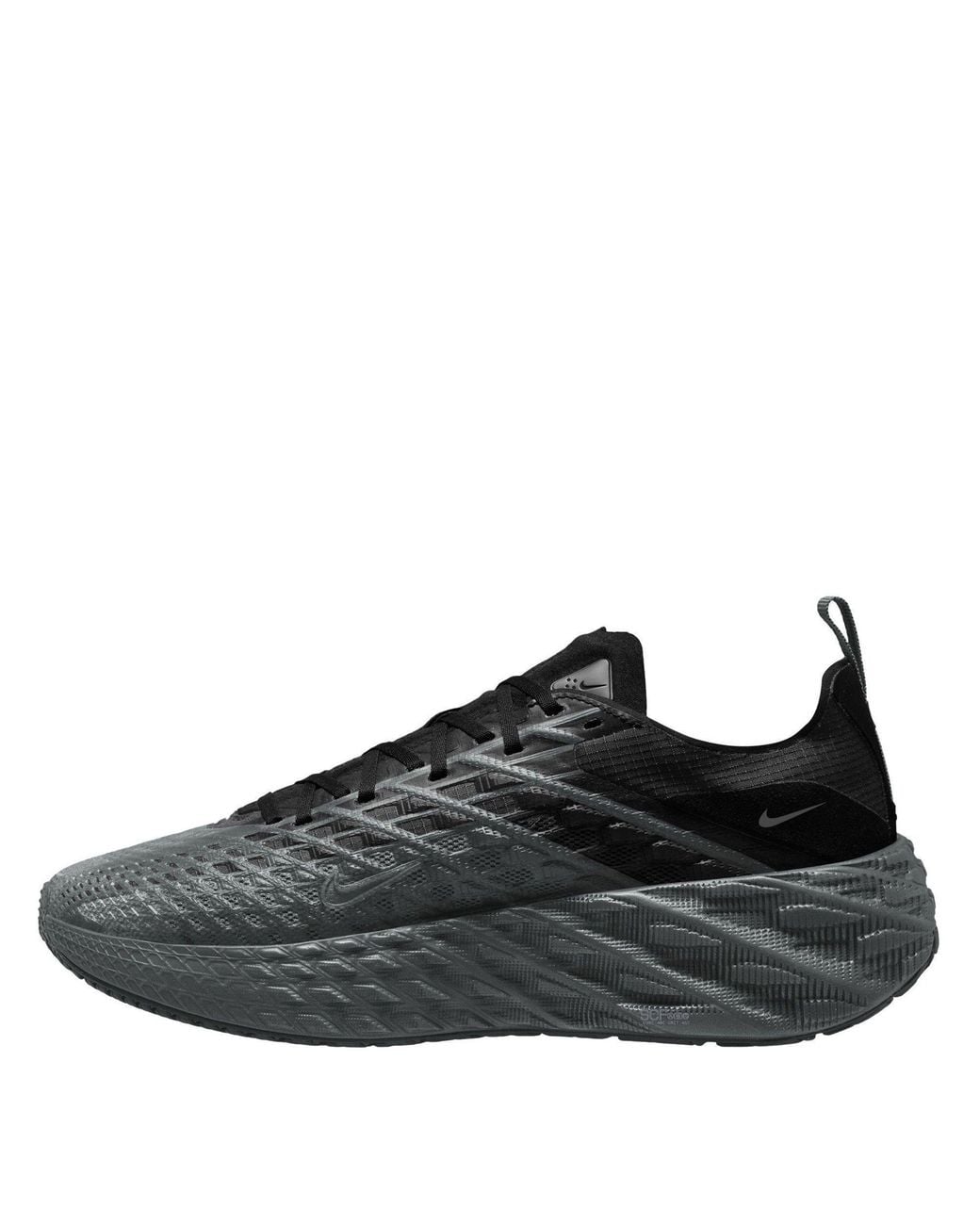 Nike Blackgrey Gradient Mesh Lowtop Shoes for men