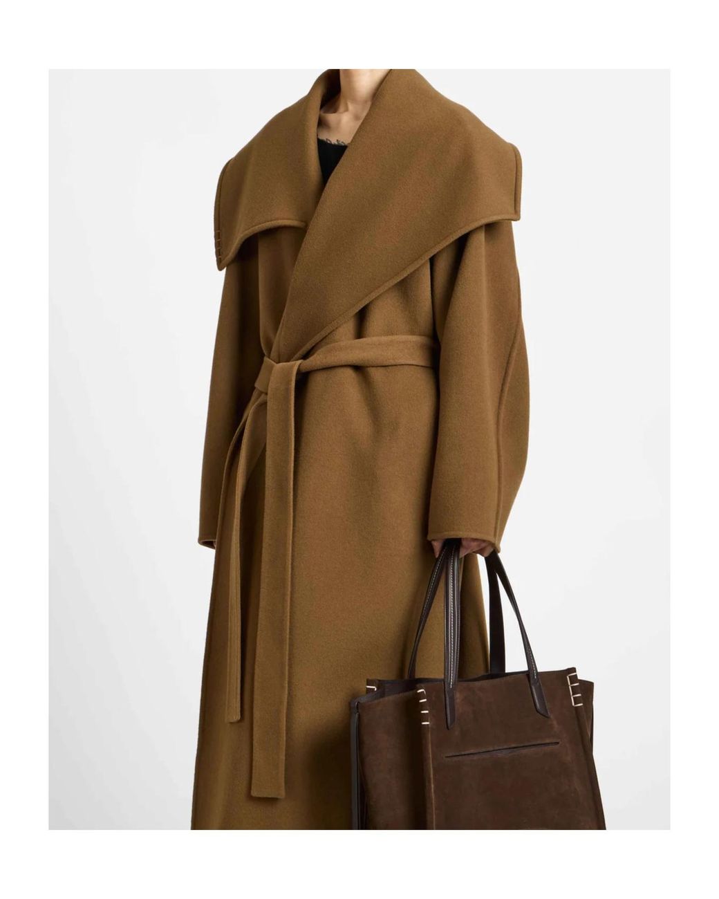 J.W. Anderson Natural Jw Anderson Longline Wrap Front Coat