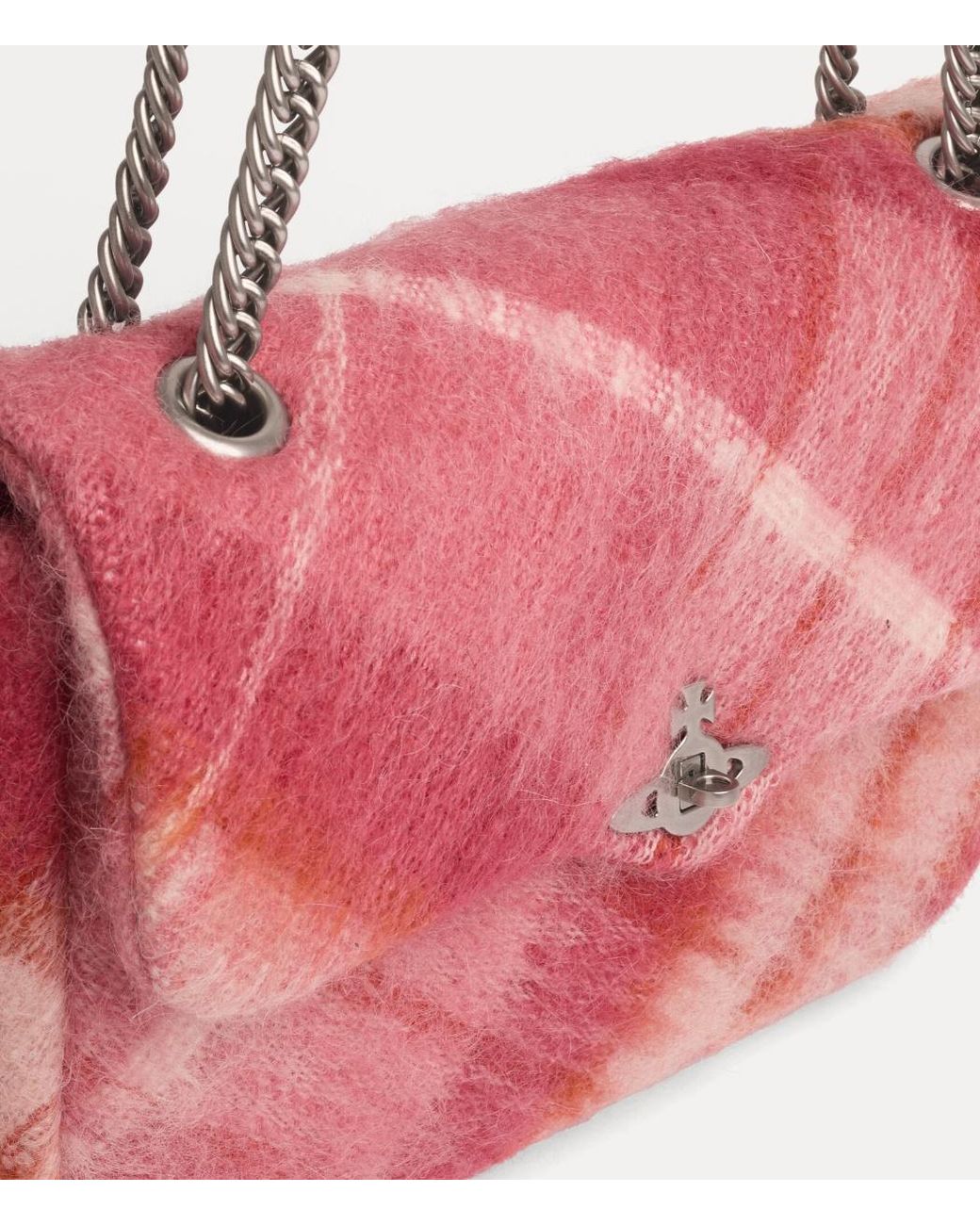 Vivienne Westwood Pink Anita Medium Shoulder Bag